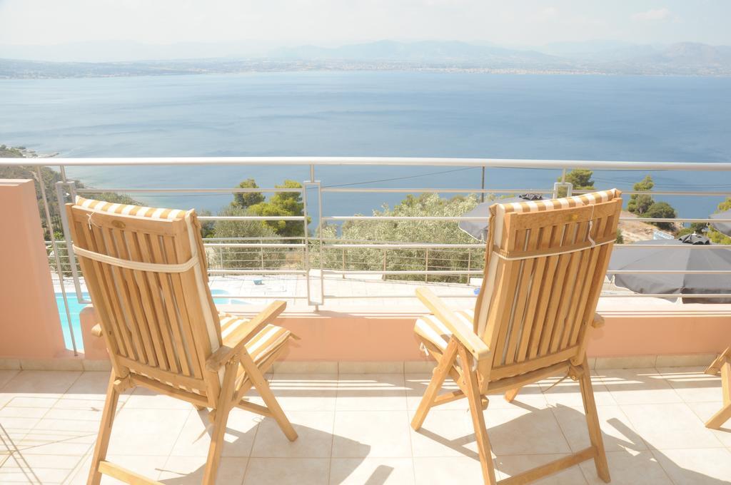 Aegean View Villa Loutráki Exterior foto